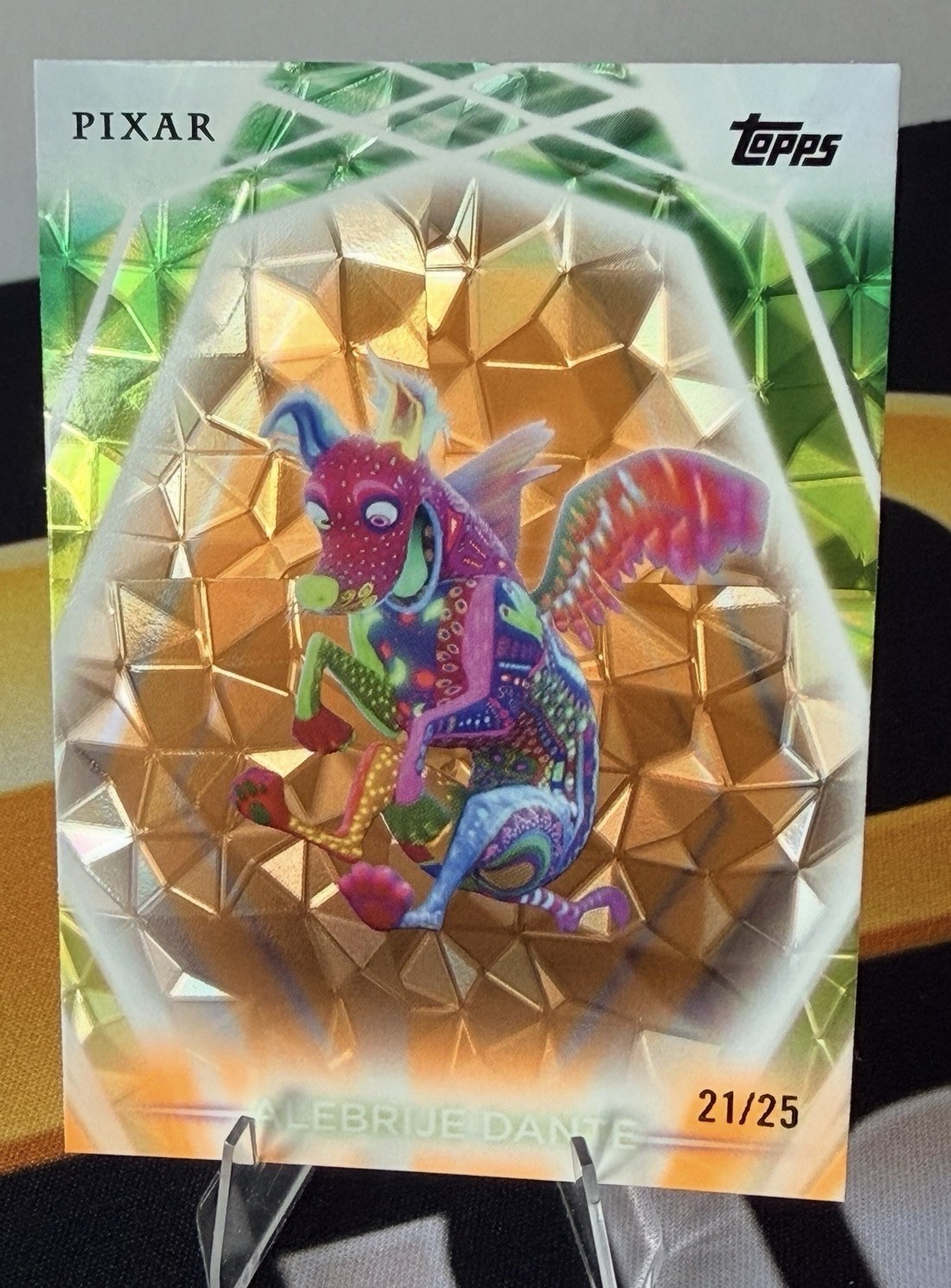 Topps Chrome Disney Pixar Coco Alebrije Dante #70 Serial Numbered 21/25 Topps Chrome Disney Pixar Coco Alebrije Dante #70 Serial Numbered 21/25