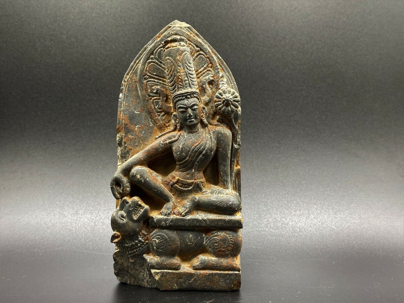 Old Antique Himalayan Art  Avalokiteshvara  Khasarpana  Lokeshvara Statue 