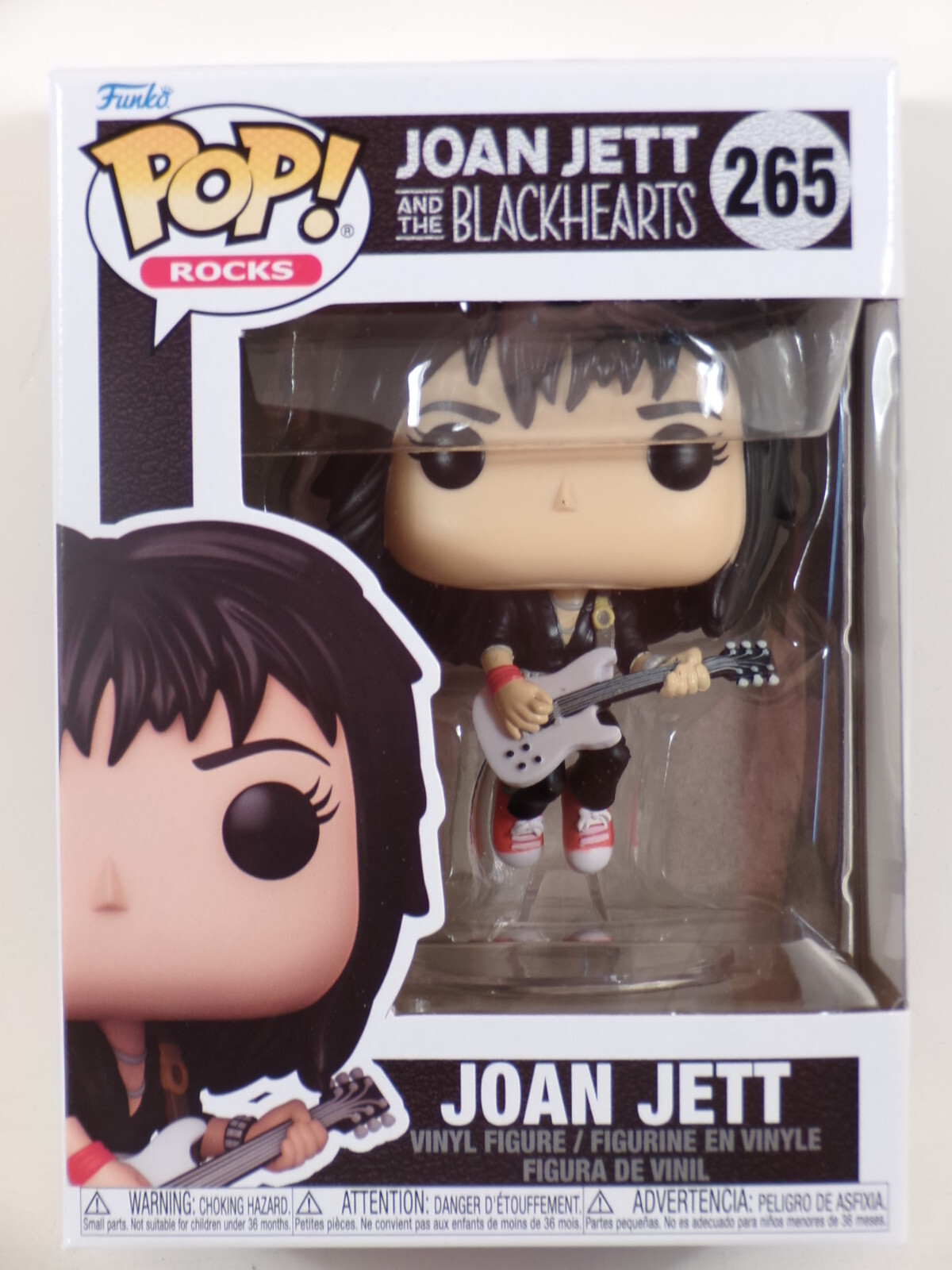 Funko POP Rocks - JOAN JETT Vinyl Figure #265 - Joan and the Blackhearts New
