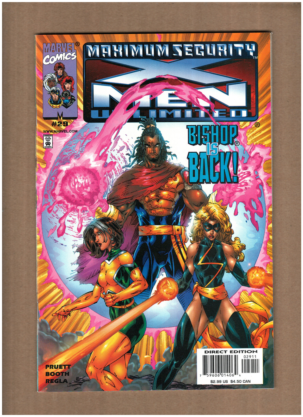 X-Men Unlimited #29 Marvel Comics 2000 BISHOP MS. MARVEL ROGUE NM 9.4