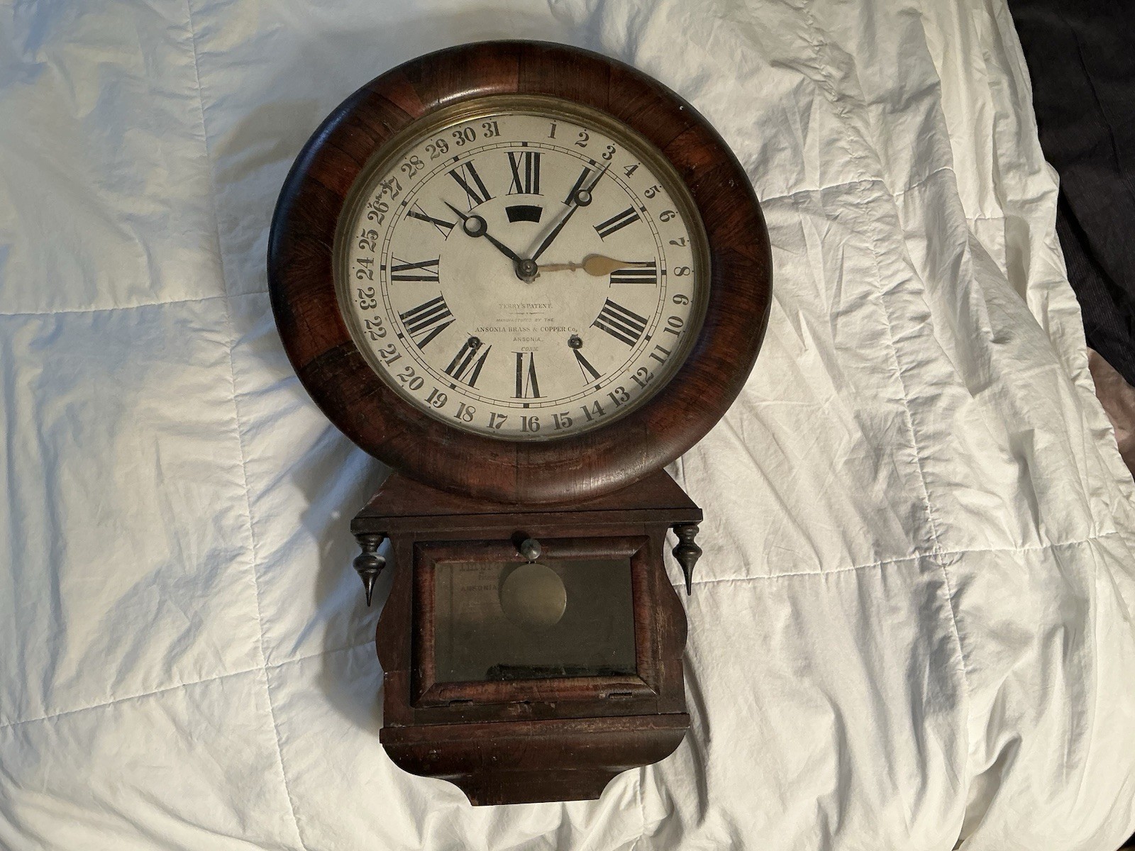 Vtg ANTIQUE C1872 ANSONIA\
