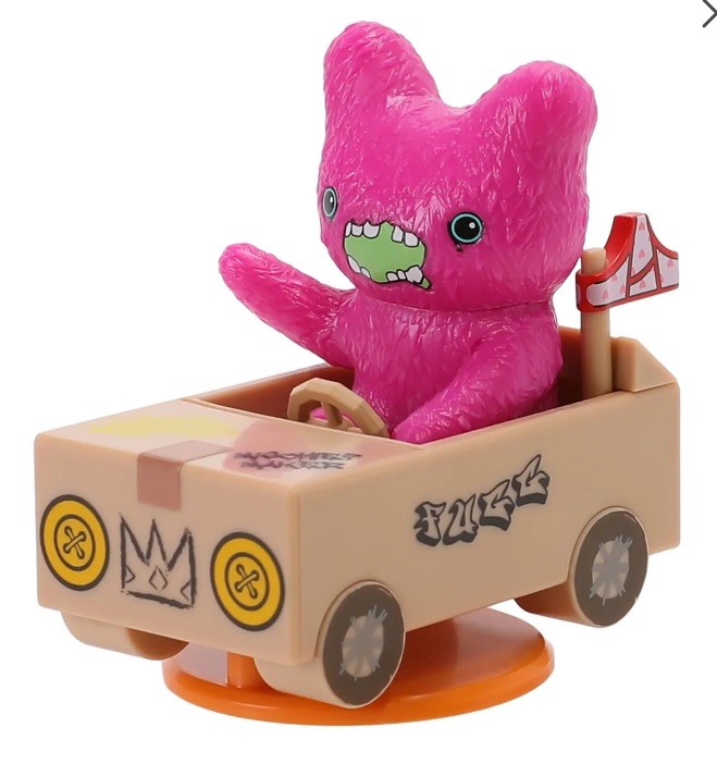 NIB Fuggler Pink Screech Dash Drifter /Pullback Car & Figure FREE SAME DAY SHIP