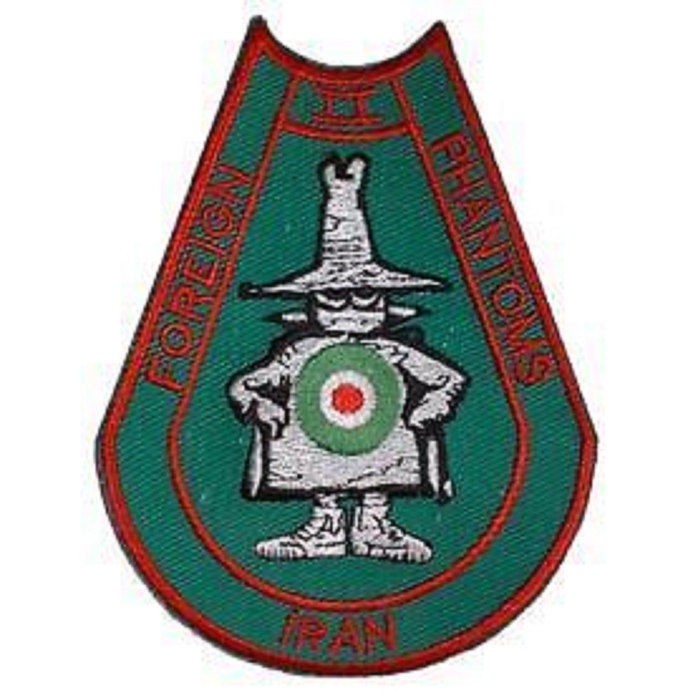 FOREIGN PHANTOM IRAN  AIR FORCE JET MILITARY EMBROIDERED PATCH