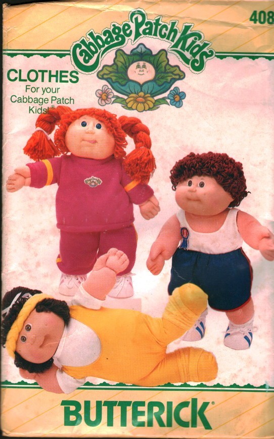 408 Vintage Butterick Sewing Pattern Cabbage Patch Kids Clothes Exercise Outfit 408 Vintage Butterick Sewing Pattern Cabbage Patch Kids Clothes Exercise Outfit