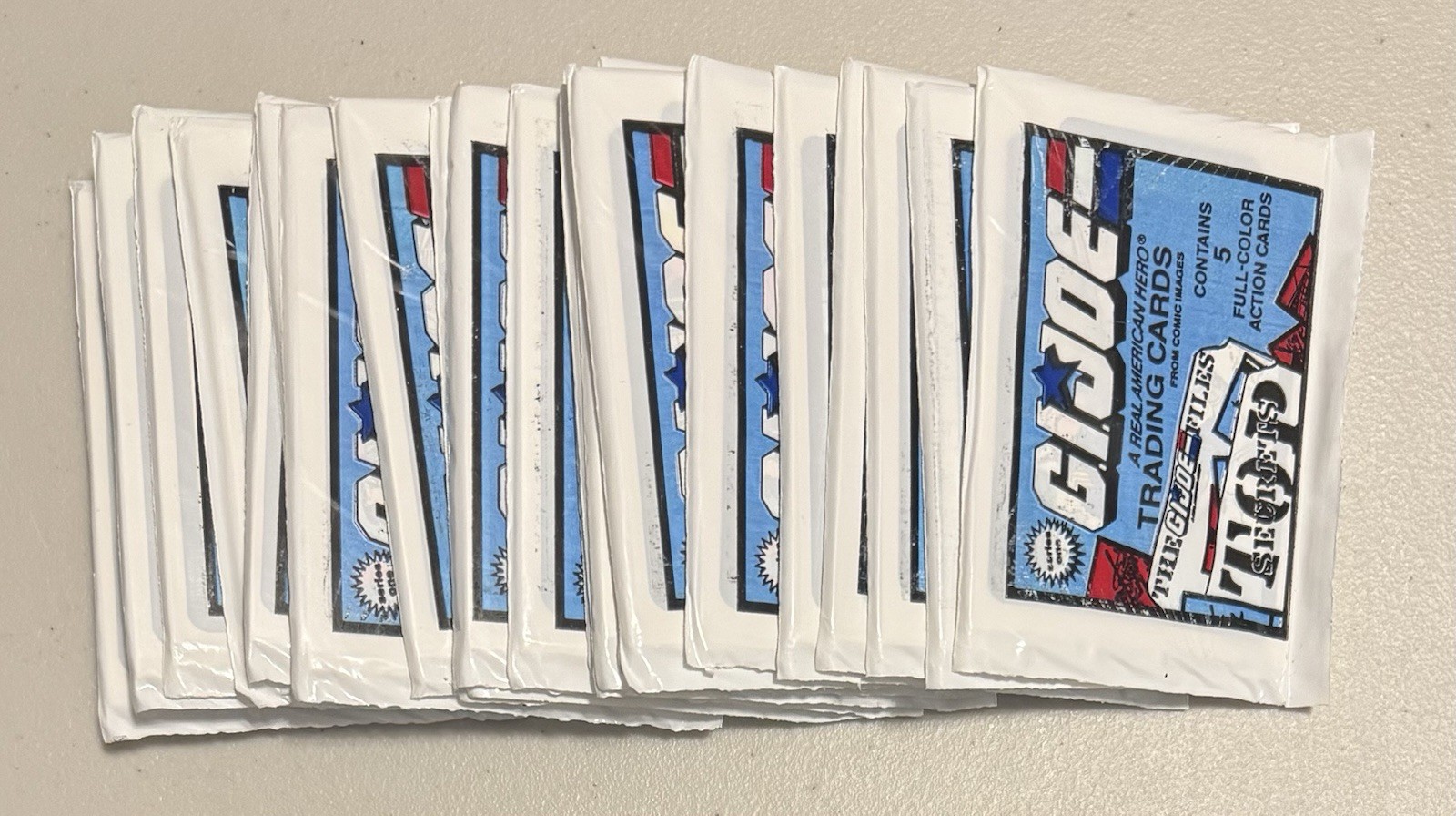 (24) 1987 Comic Images GI Joe Top Secret Sealed Packs 