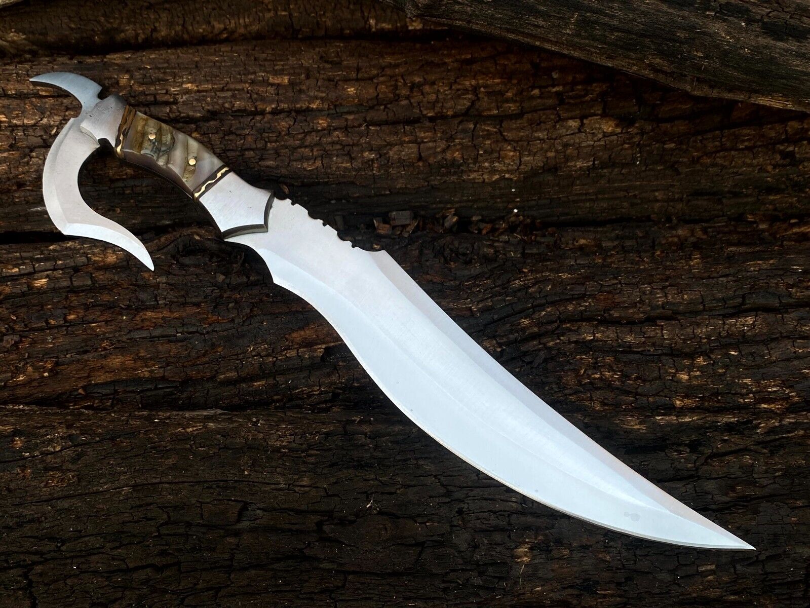 SHARDBLADE Custom Hand Forged D2 Steel HUNTING CLEAVER PREMIUM BOWIE KNIFE