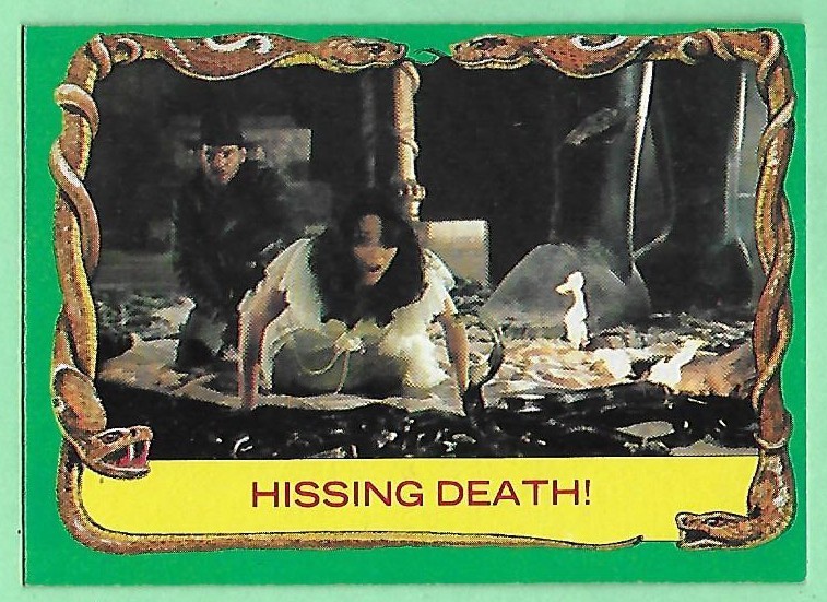 1981 Topps Raiders of the Lost Ark #57 Hissing Death👍