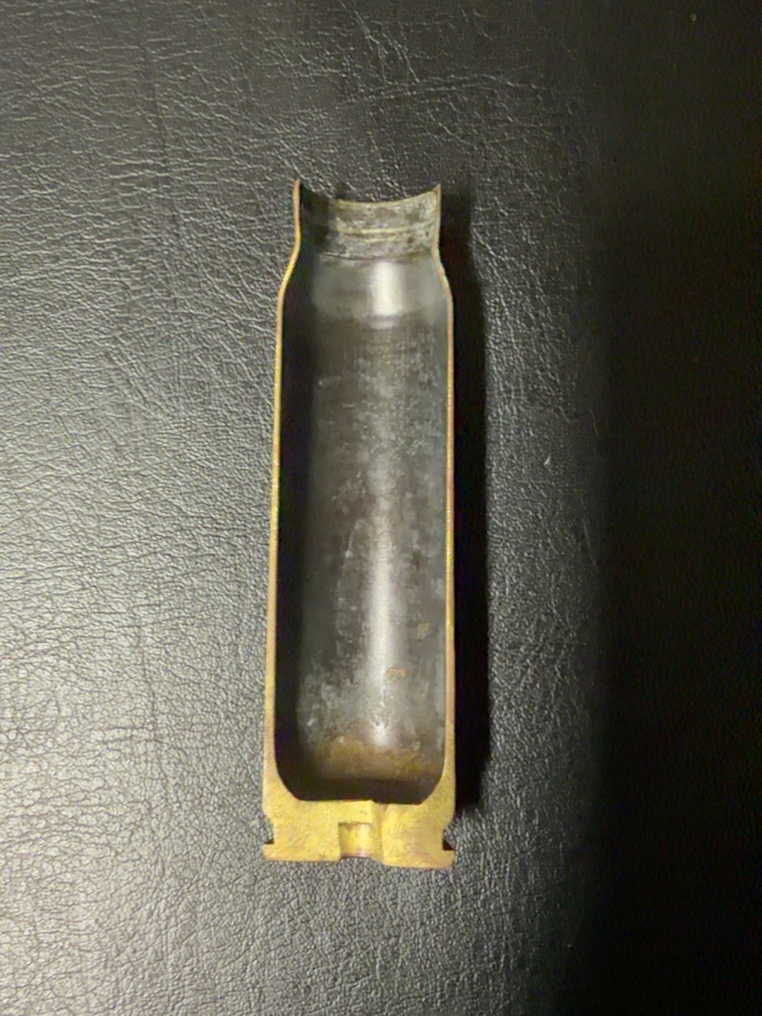 Vintage Military 20mm Brass Case Cutaway Sectioned Inert Display