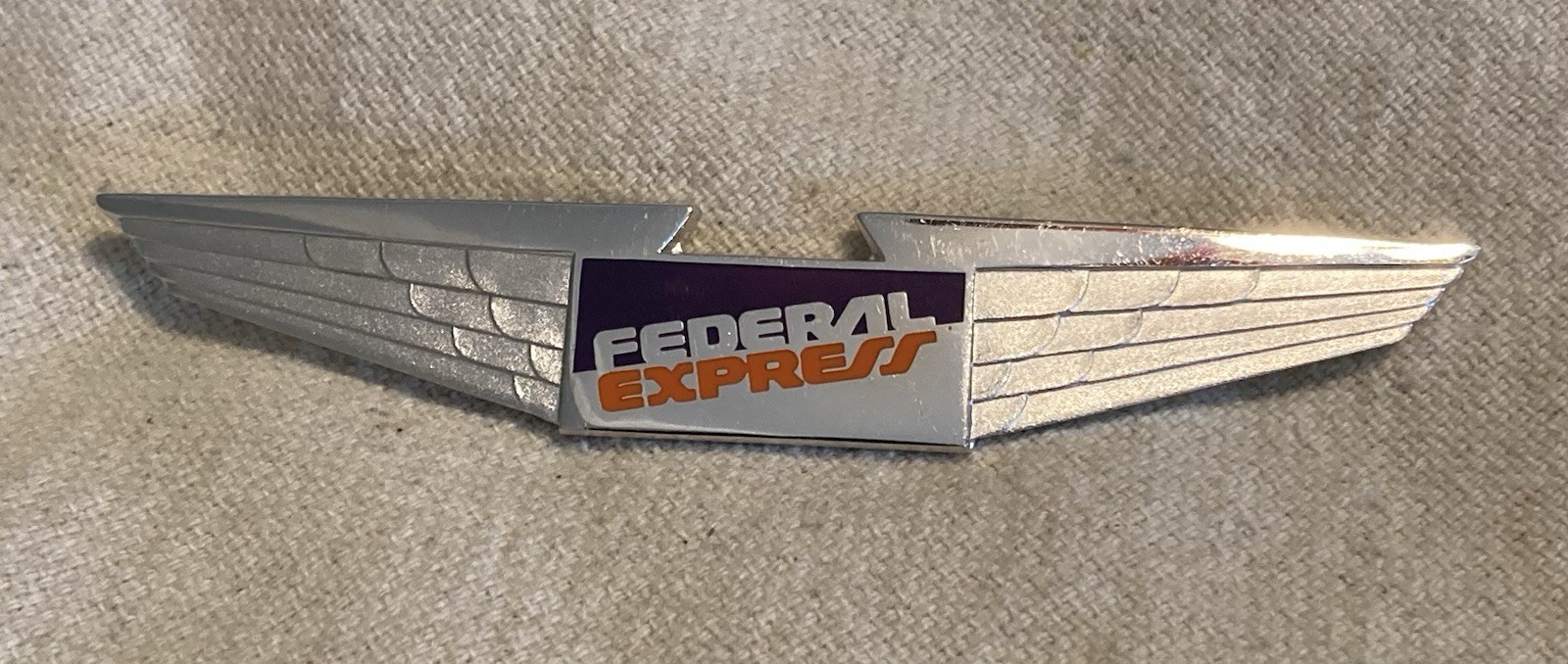 1980’s FEDEX Federal Express Pilot Wings  4th Issue Captain First Officer Second