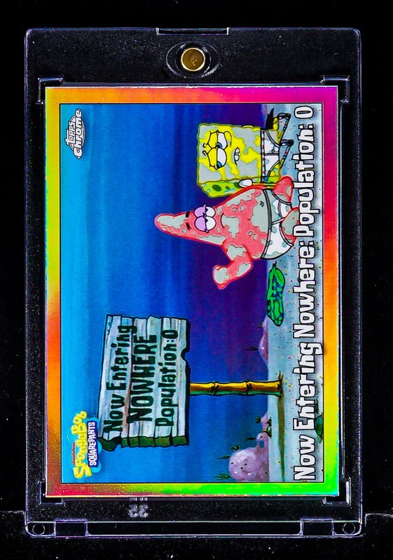 SpongeBob SQUAREPANTS Patrick STAR RARE HOLO REFRACTOR CARD Nickelodeon