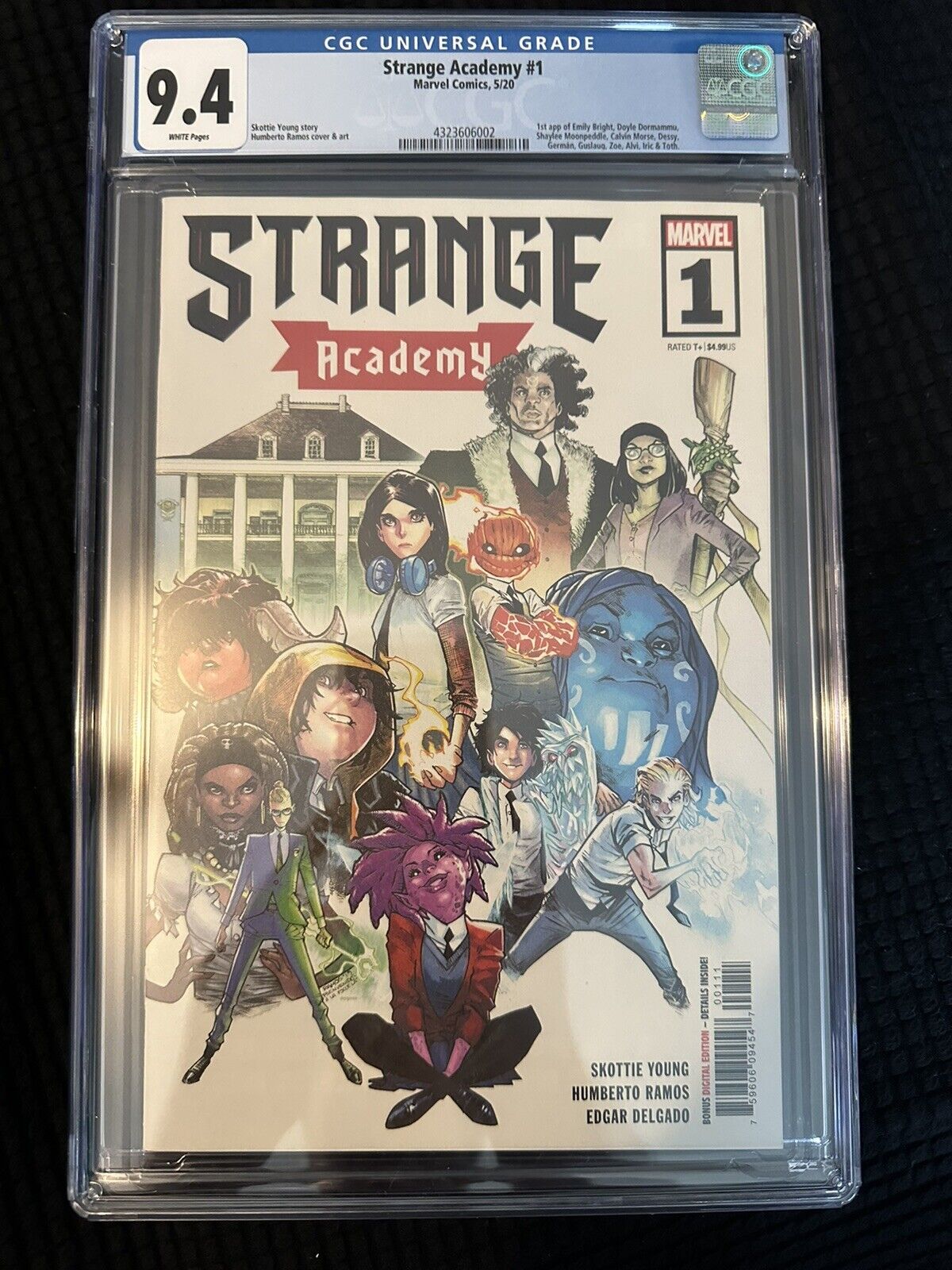 Strange Academy 1 Marvel 2020 CGC 9.4 1st Print Many 1st Appearances NM Ramos