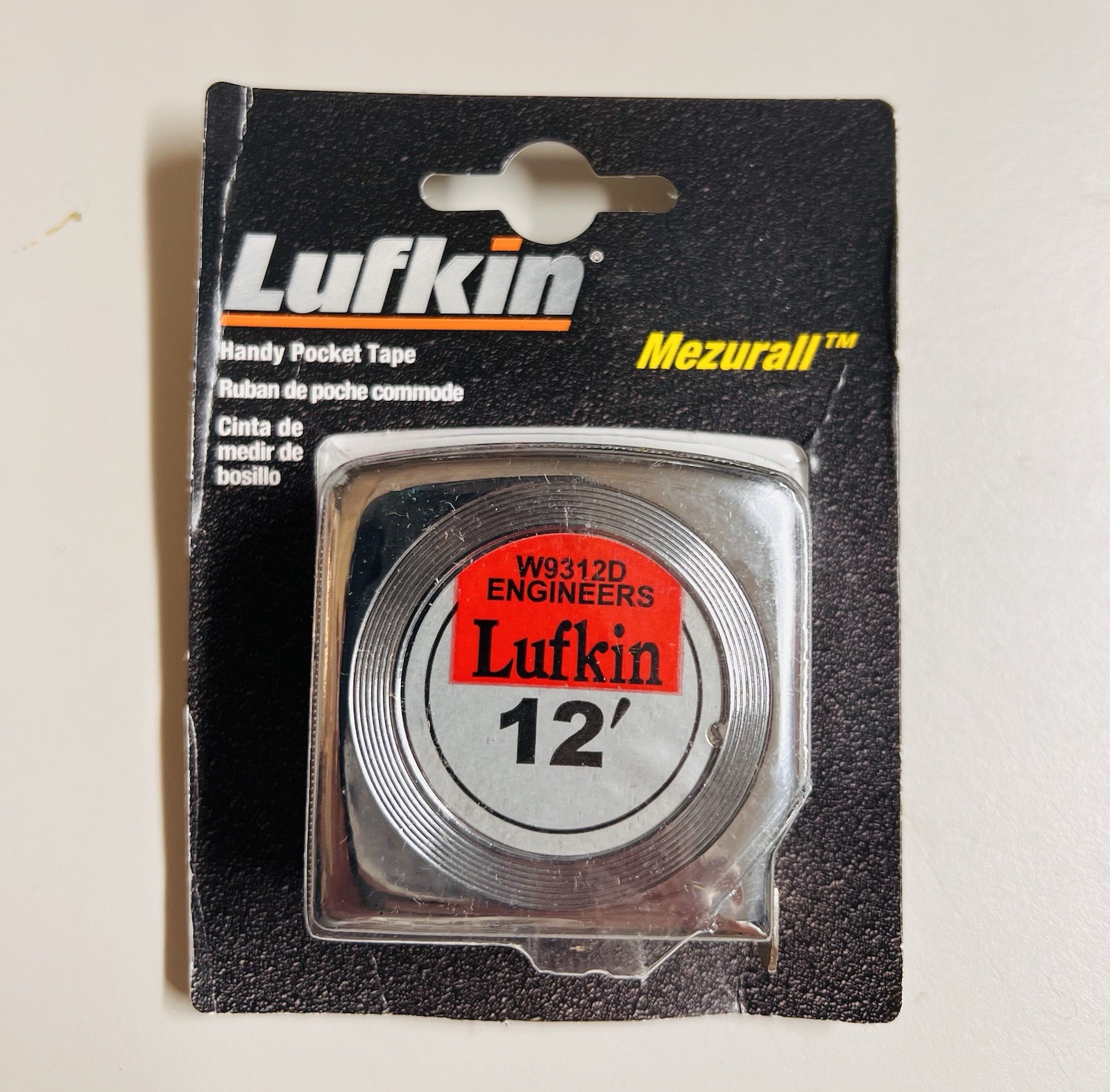 Lufkin Pocket Tape W9312D Engineers Mezurall • 12’ • NEW