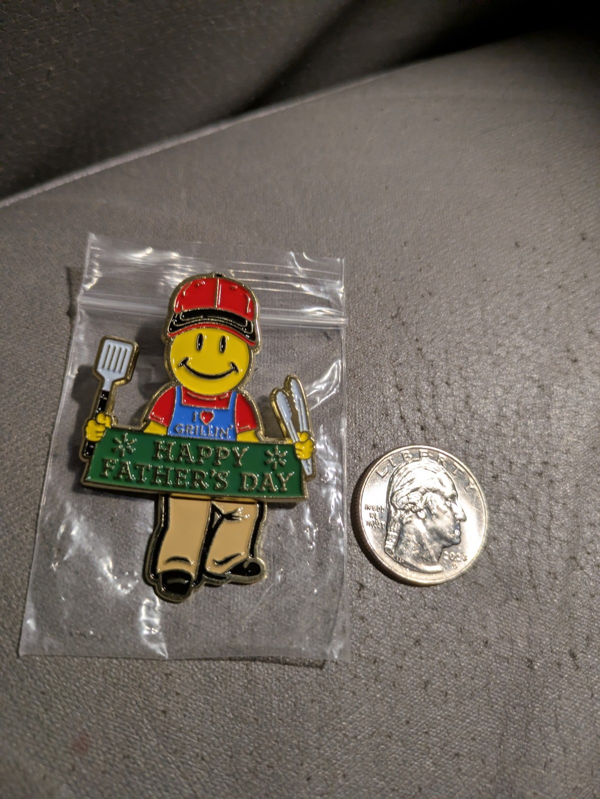 Walmart Employee Associate Pin Happy Father's Day Lapel Pin New