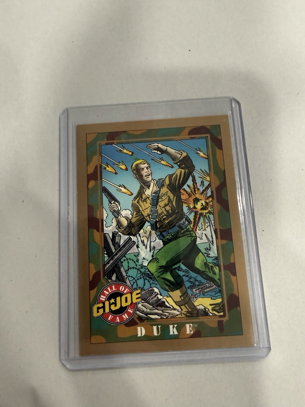1991 GI JOE DUKE Gold Border #1 • Impel Hall of Fame Card