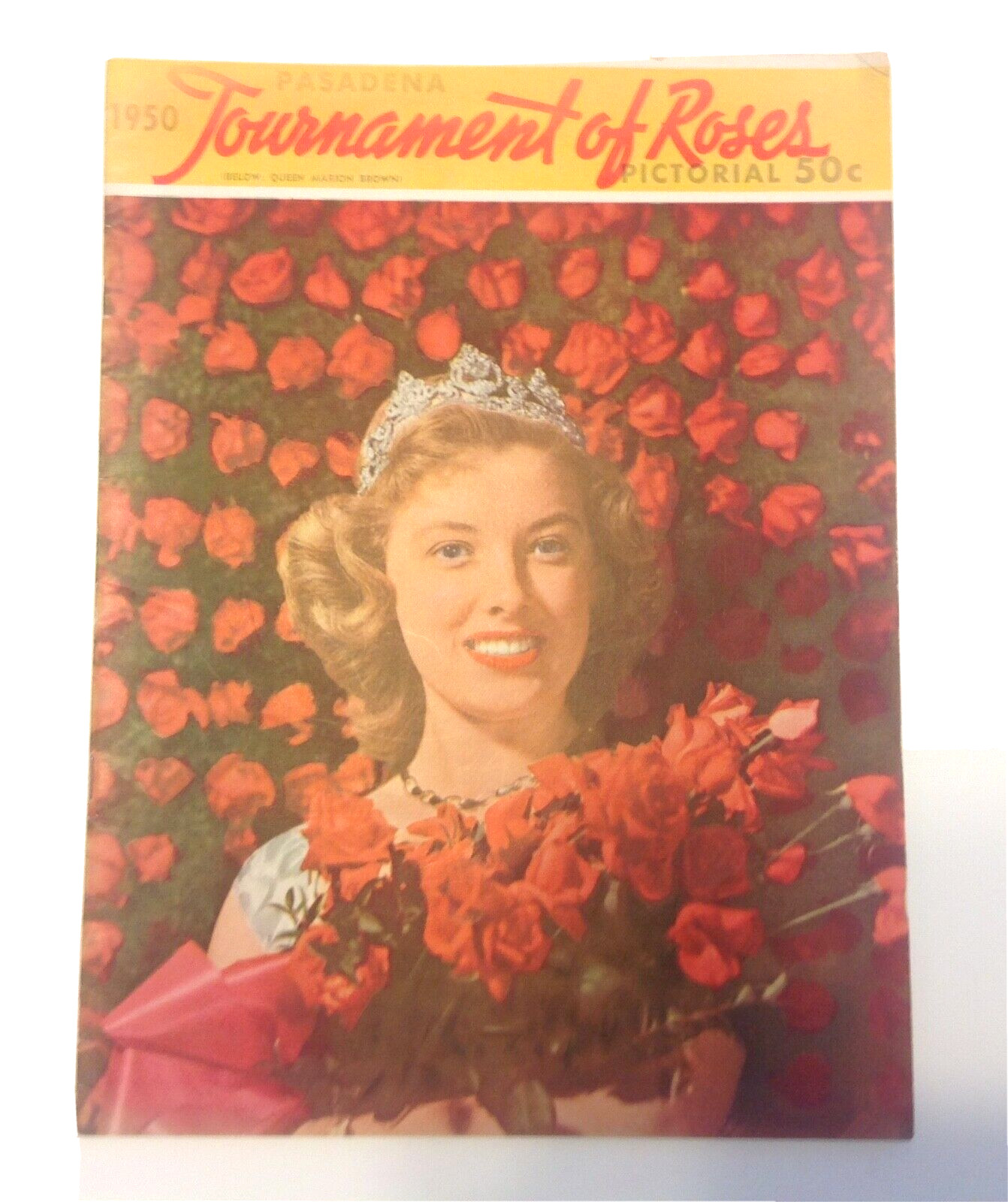 Tournament Of Roses VTG 1950 Pictorial Magazine Pasadena California Rose Bowl