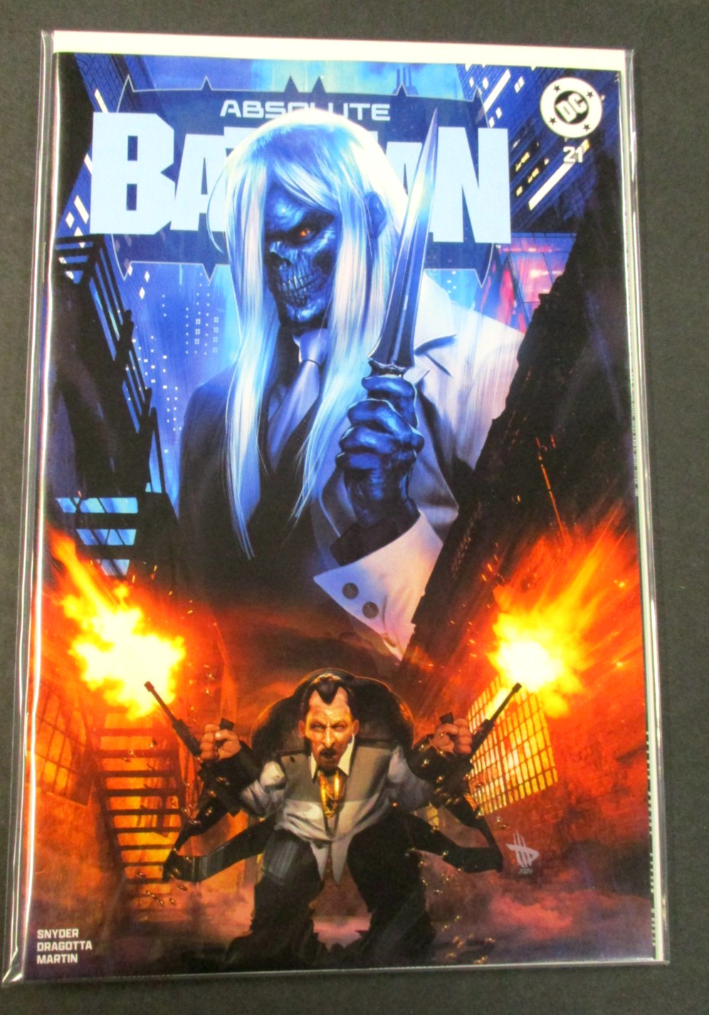 SUPER SICK COVER ABSOLUTE BATMAN #21 DAVE WILKINS  VARIANT EXCLUSIVE ALPHA H205
