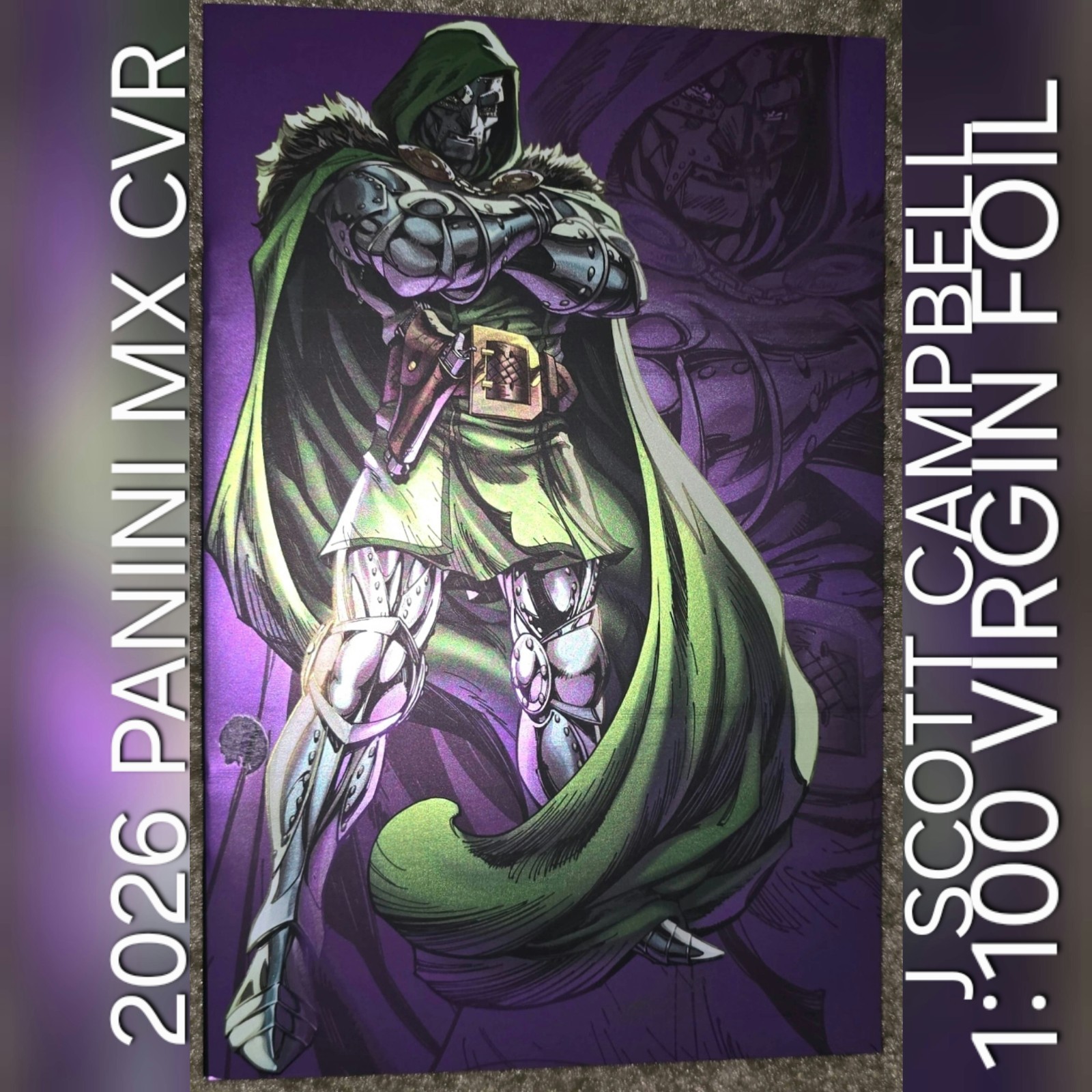 2026 One World Under DOOM 6 NM MX 1:100 Panini FOIL J Scott Campbell Virgin