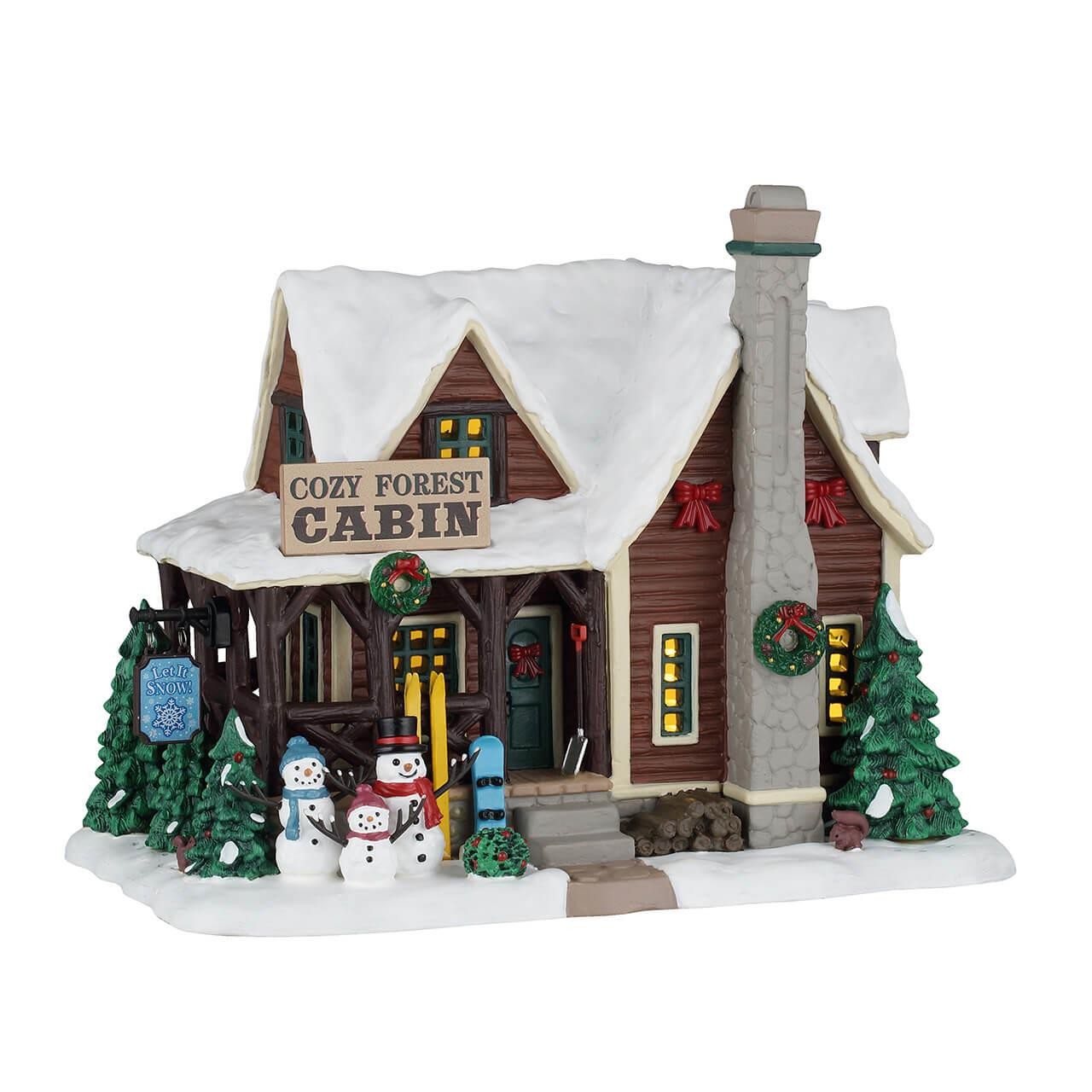 Lemax Vail Village Cozy Forest Cabin 65535