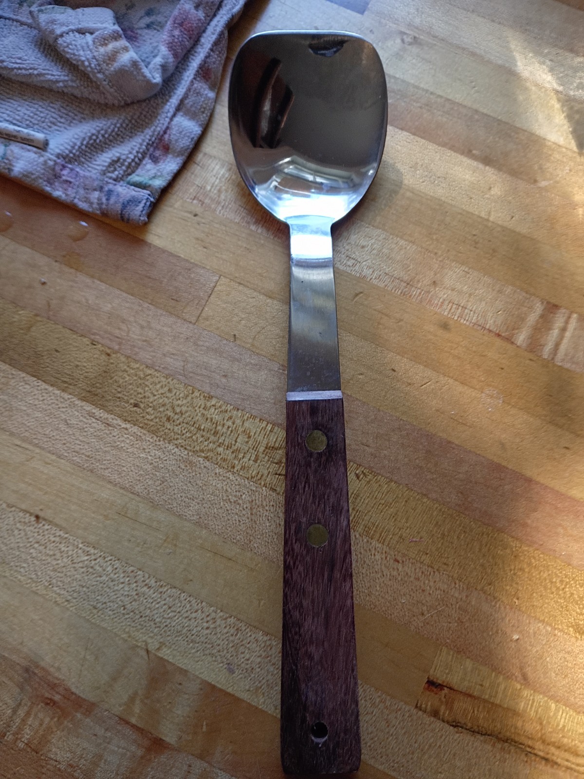 Vintage Vernco Ice Cream Scoop/Spade Stainless w/Riveted Handle Japan 9 1/2