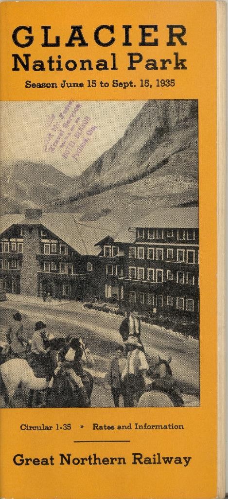ANTIQUE 1935 TRAVEL BROCHURE 