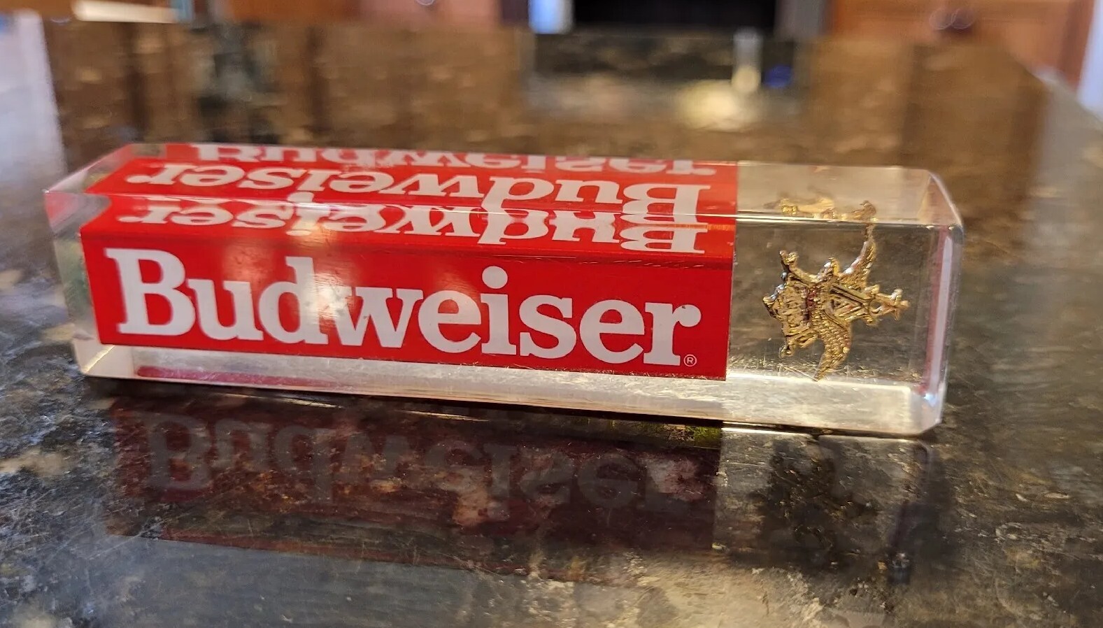 Short Small Budweiser Beer Tap Handle Tapper Used