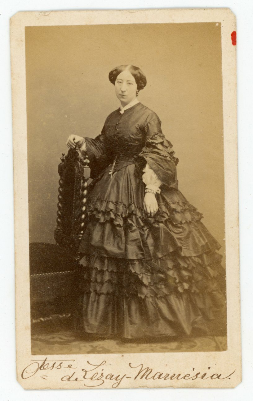 PHOTO CDV Maison Martinet Paris 1860, la Comtesse de Lézay Marnésia PHOTO CDV Maison Martinet Paris 1860, la Comtesse de Lézay Marnésia