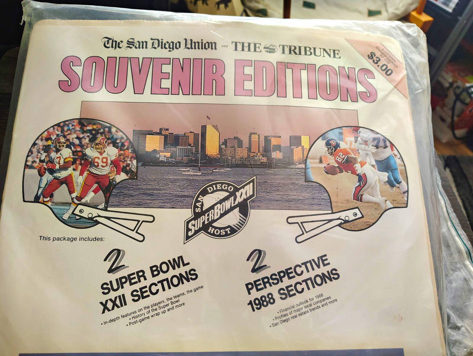 Super Bowl XXII (22)  Jan 31, 1988 (SD). Redskins 42/Broncos 10