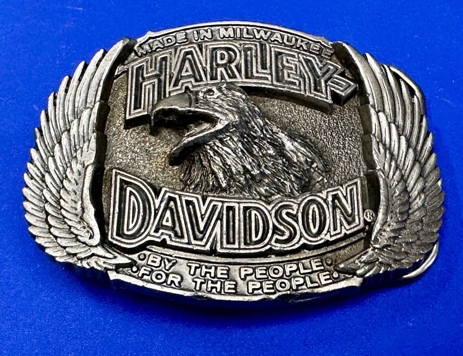 Harley Davidson Motorcycles By $ For the People Vtg.  1991 Baron Belt Buckle