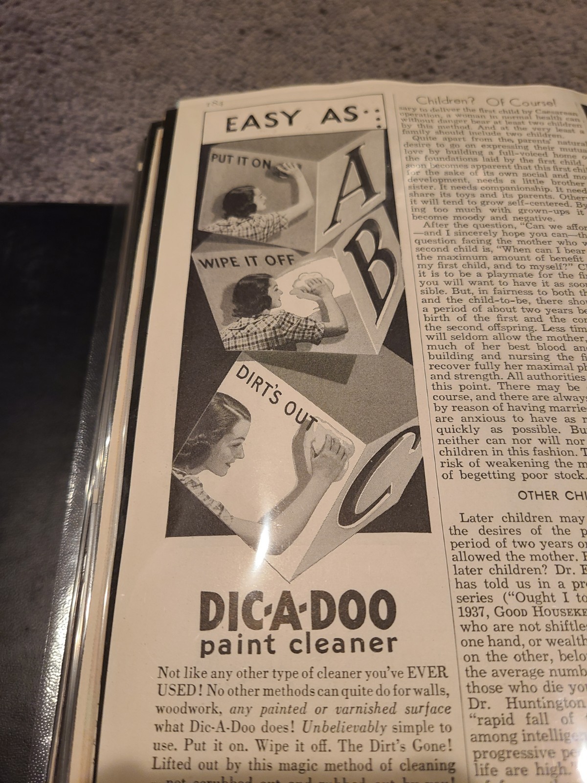 1938 Print Ad Dic-A-Doo Paint Cleaner Easy As 2.75 1938 Print Ad Dic-A-Doo Paint Cleaner Easy As 2.75