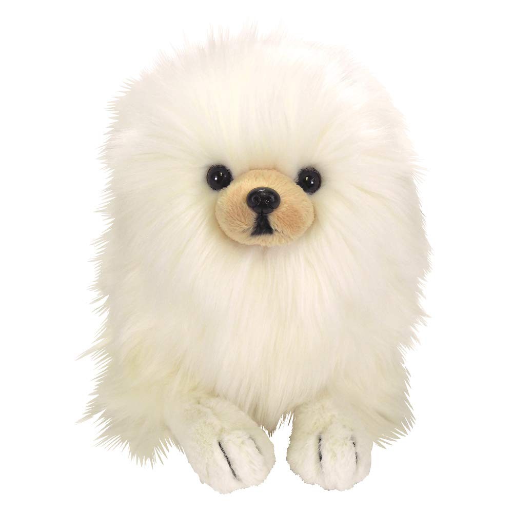 Sun Lemon Knee Dog Pomeranian Cream S 22.9×12.7×39.1cm Stuffed Animal P-6452