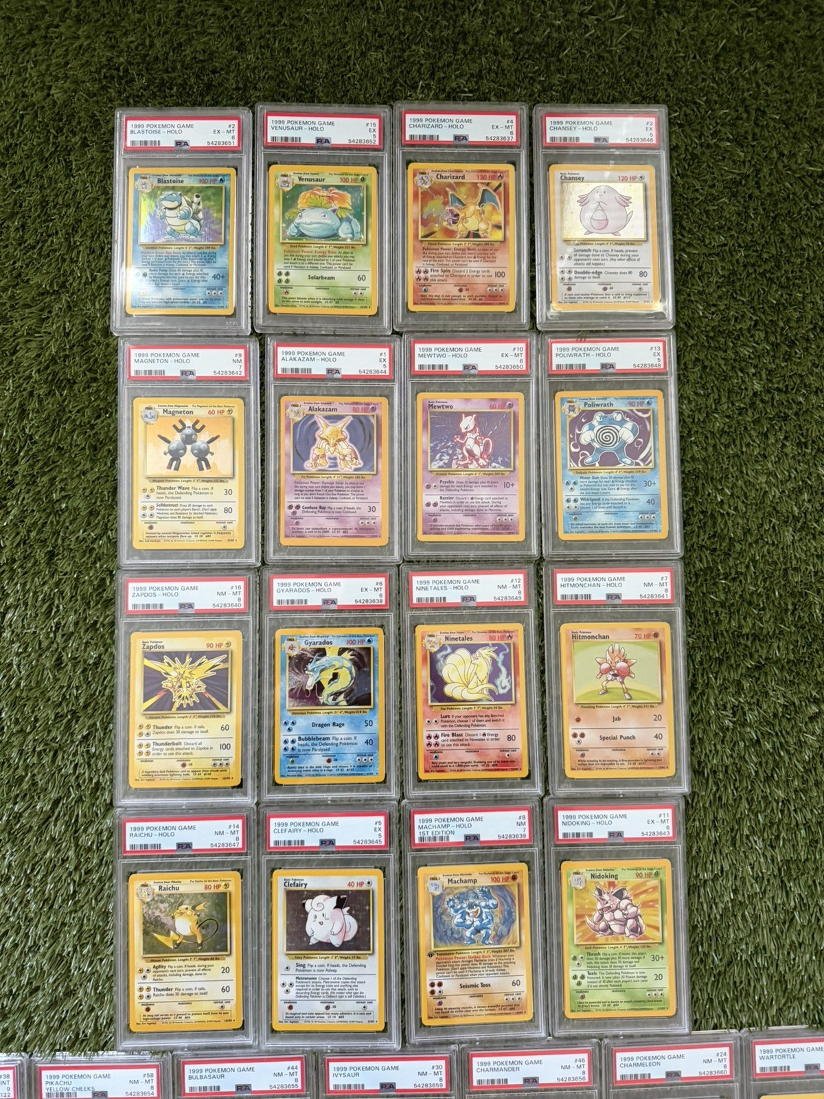 1999 Pokemon Base Set Unlimited FULL SET Complete 102/102 ALL PSA GRADED 1999 Pokemon Base Set Unlimited FULL SET Complete 102/102 ALL PSA GRADED