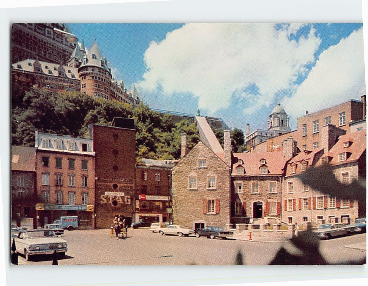 Postcard Lower Quebec City, Canada