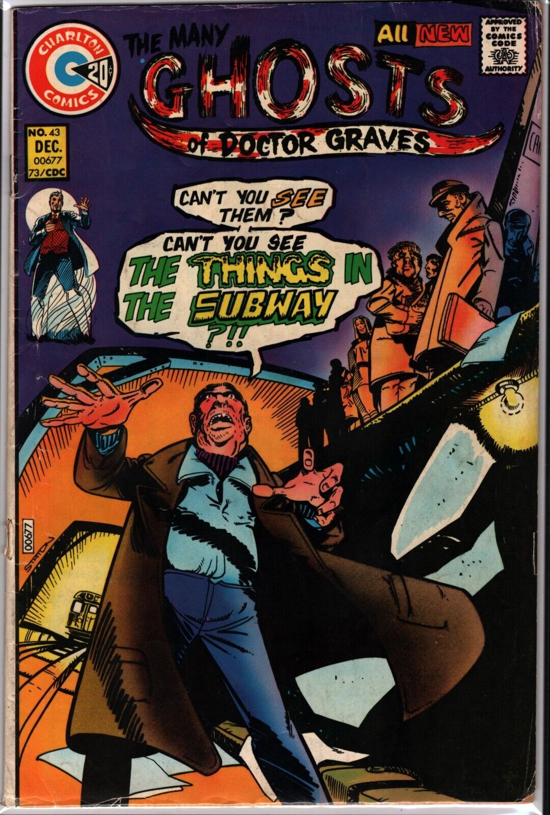 47020: Charlton MANY GHOSTS OF DOCTOR GRAVES #43 VG Grade