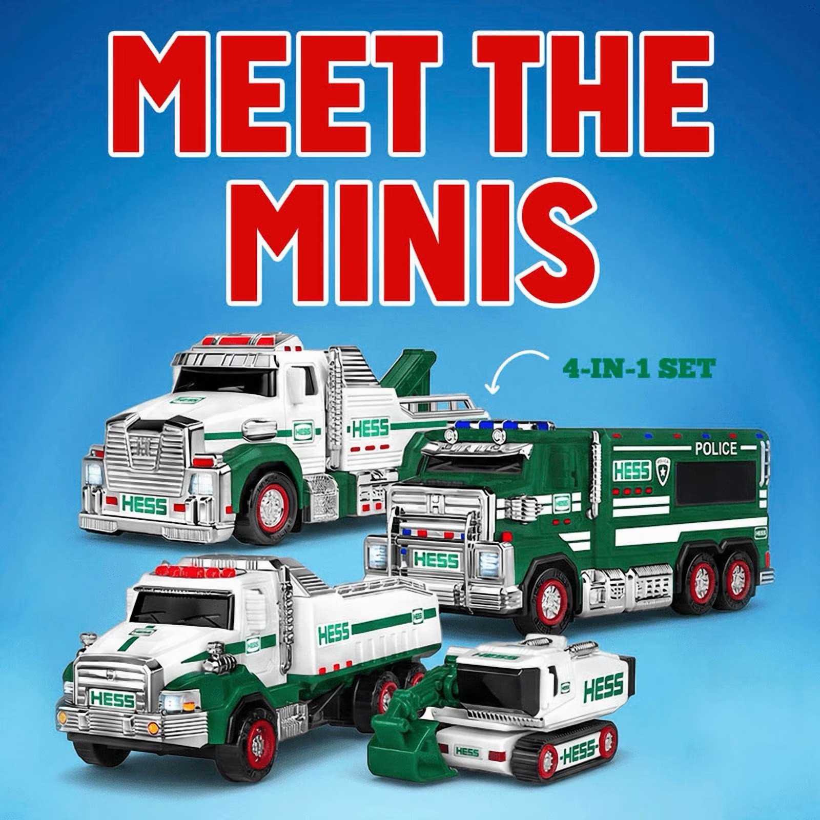 Brand New 2026 Hess Mini Toy Truck Collection - America 250 Sold Out Edition