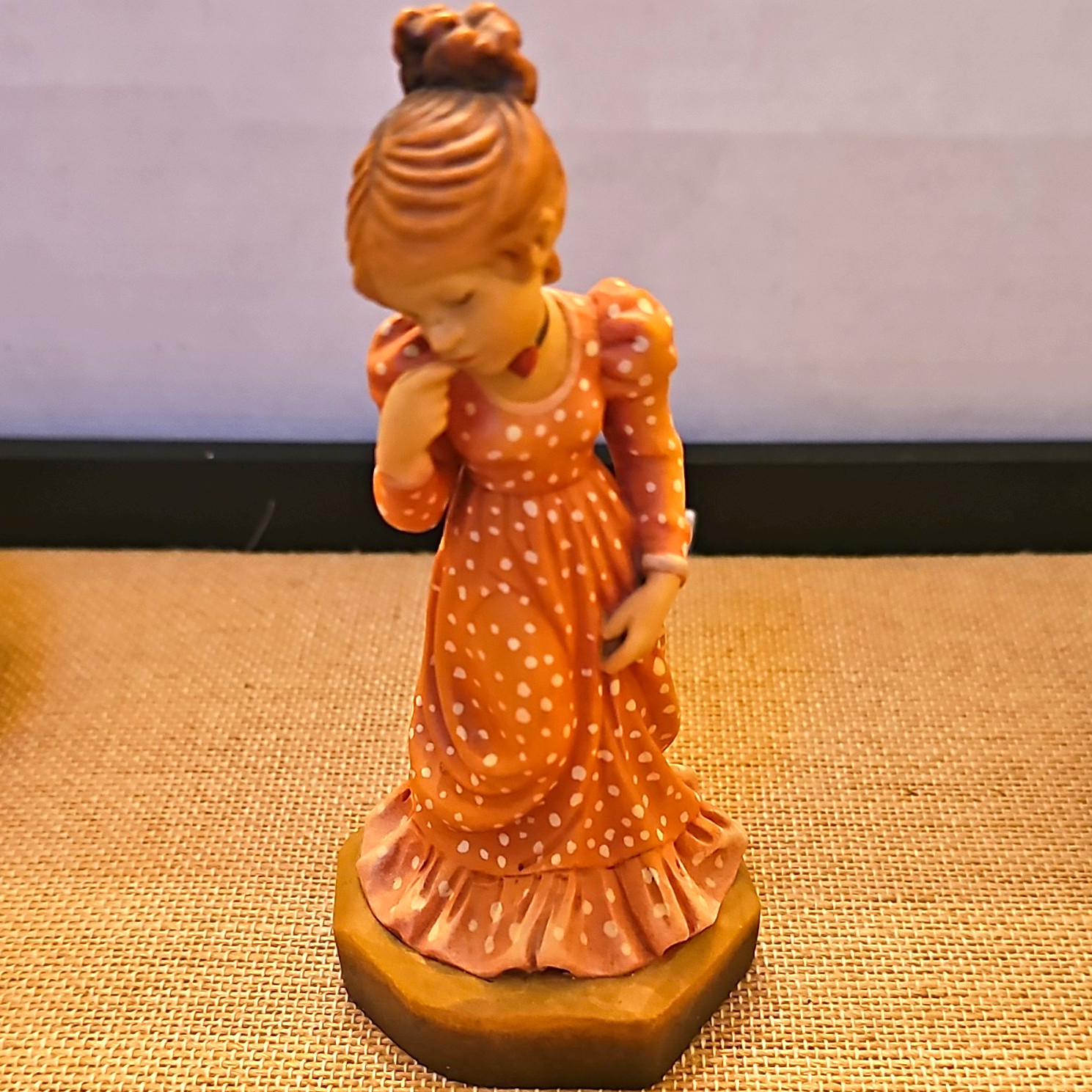 ANRI Sarah Kay Wood Figurine Romantic Notions Special Edition Club Piece Italy ANRI Sarah Kay Wood Figurine Romantic Notions Special Edition Club Piece Italy
