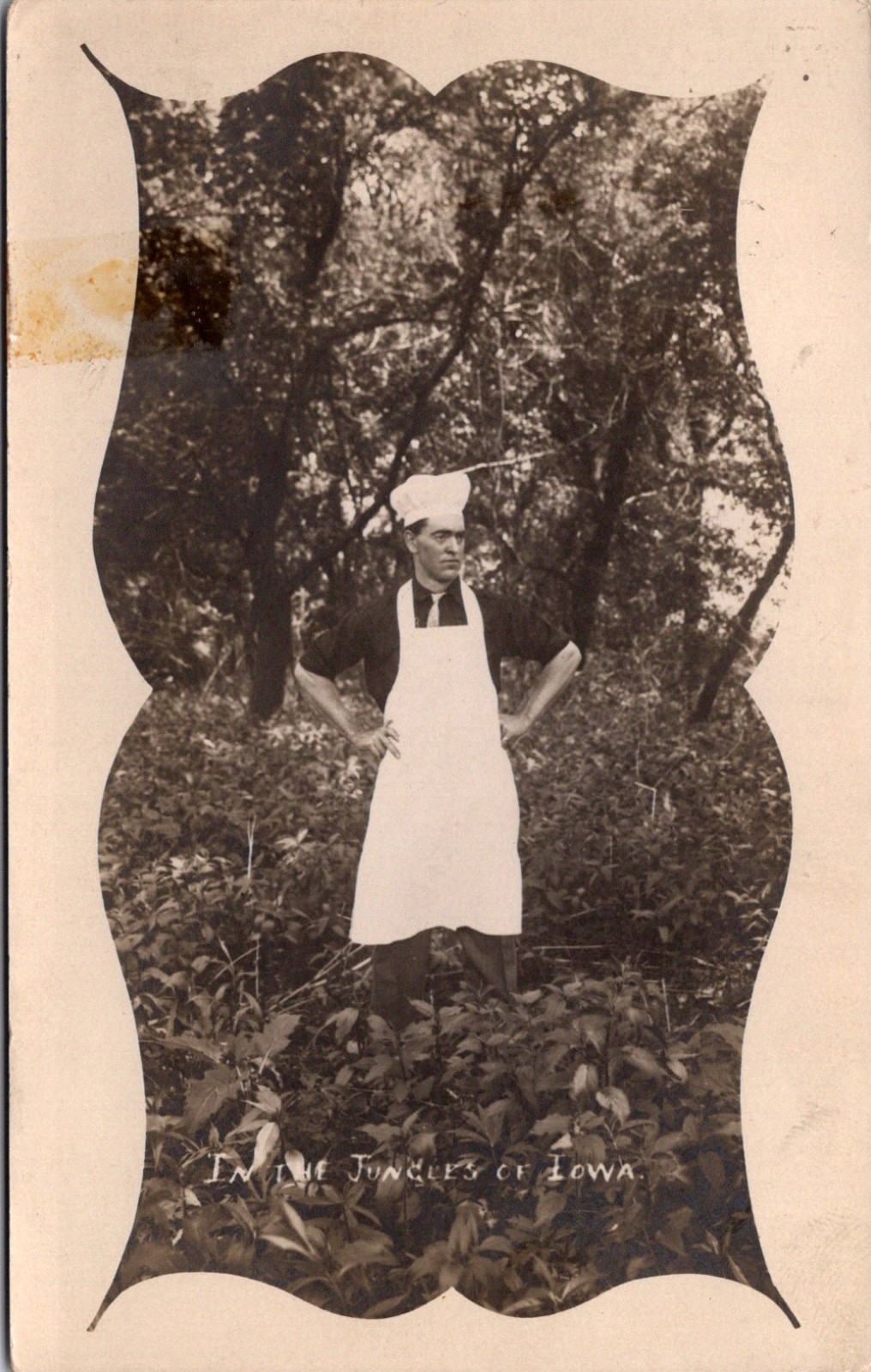 RPPC Real Photo Postcard Cook \