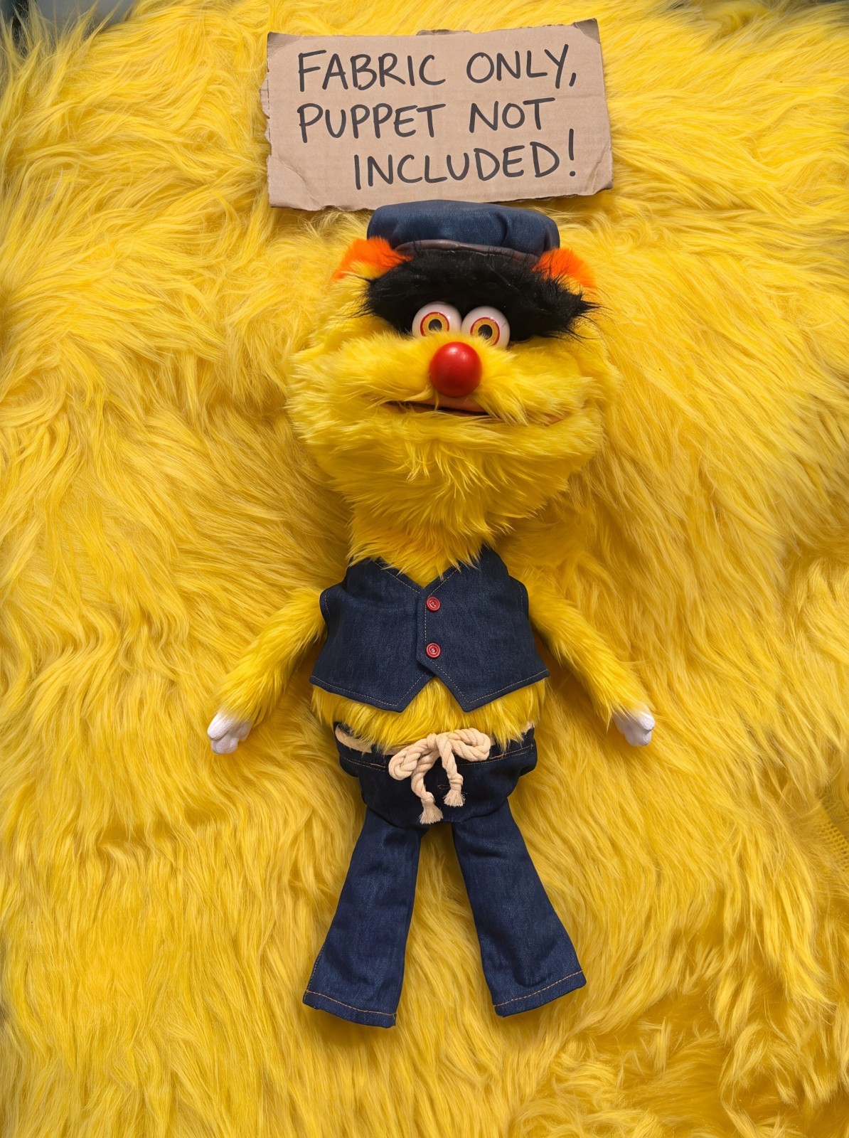 LIMITED RUN Official Rock-afire Explosion Showbiz Pizza Earl Schmerle Faux Fur