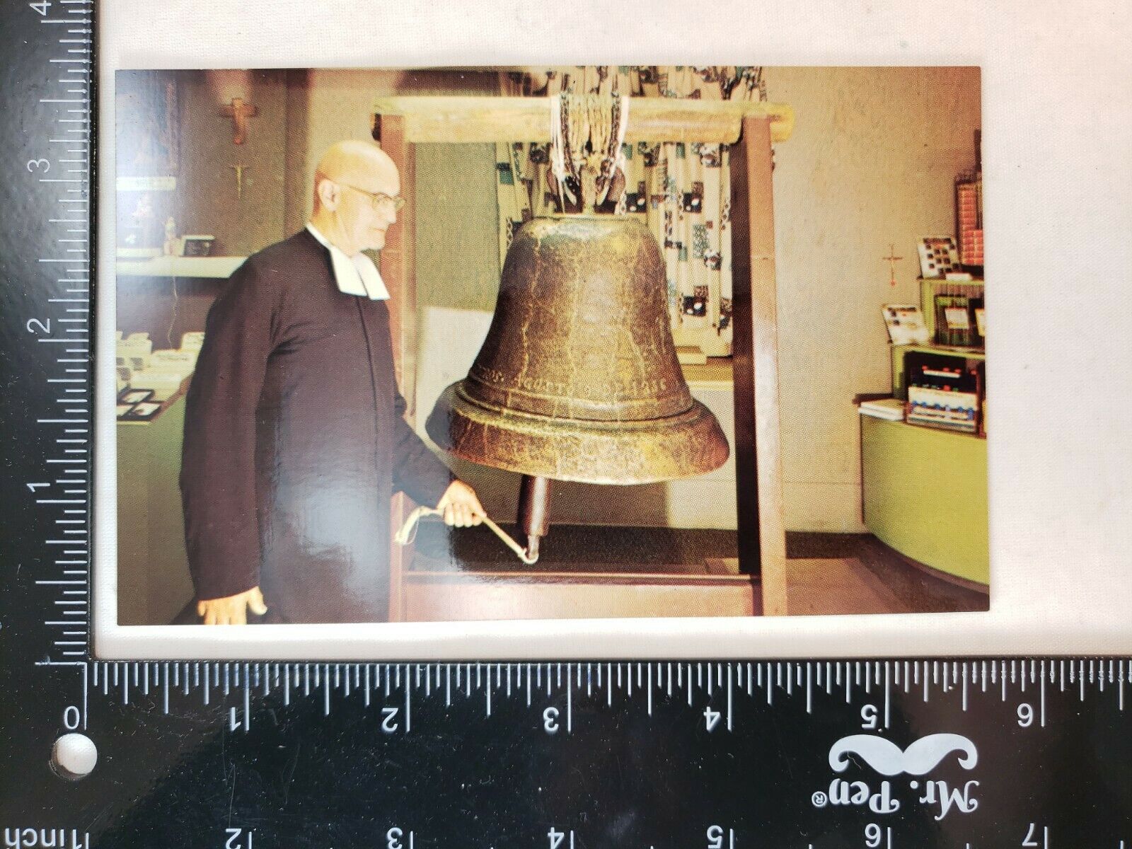 Vintage Postcard: Oldest Bell in the USA San Miguel Oldest Church Santa Fe NM