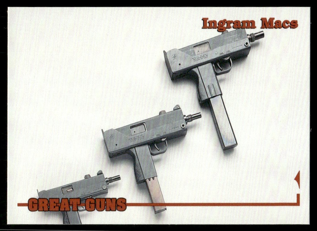 Ingram Macs 1993 Great Guns Card #87 (NM)