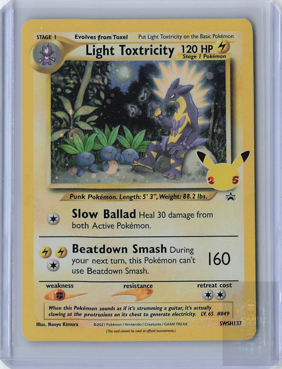 LIGHT TOXTRICITY SWSH137 Sword & Shield Promo Promo POKEMON HOLO NEAR MINT
