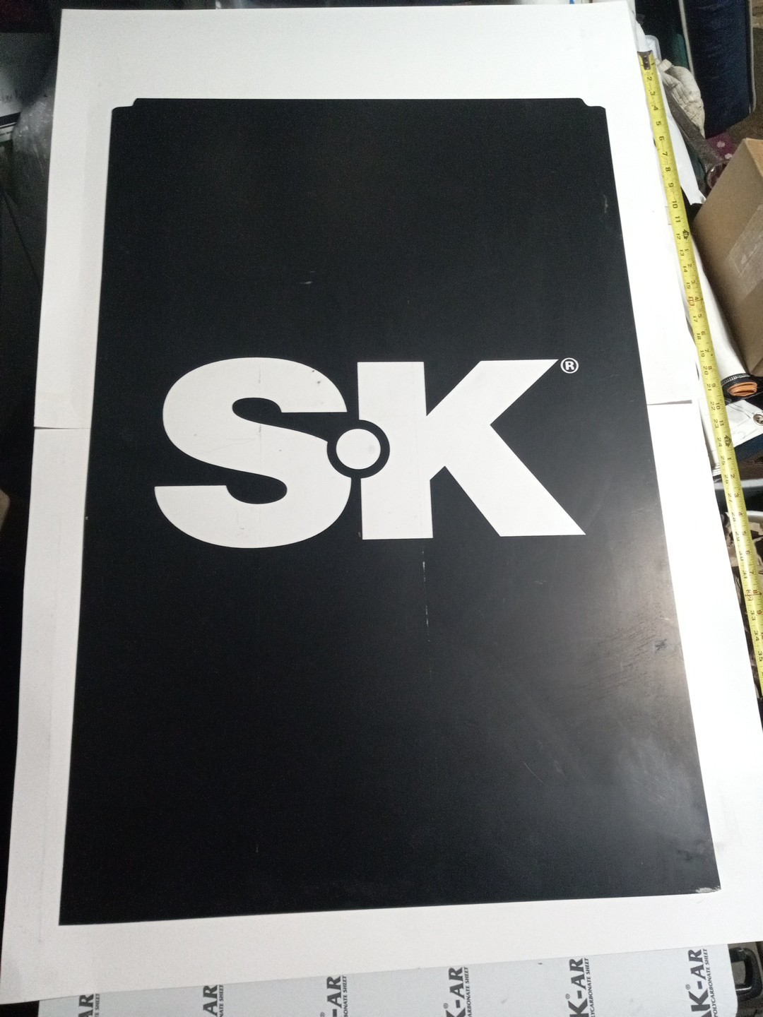 SK Professional Tools Dealer Sign Advertising Hardware Store #4 White Black Logo