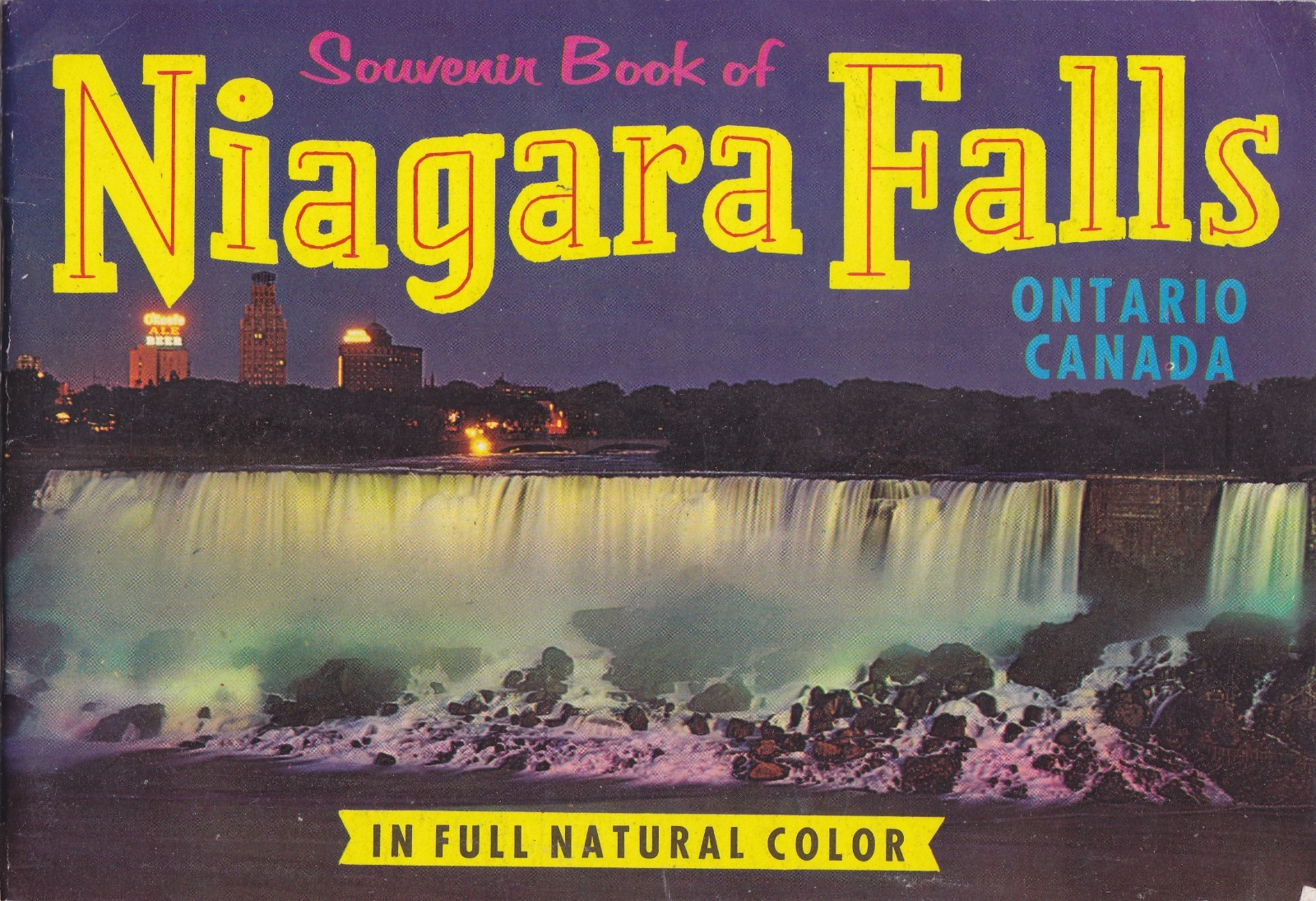 c1960\'s Niagara Falls Ontario Color Photograph Booklet