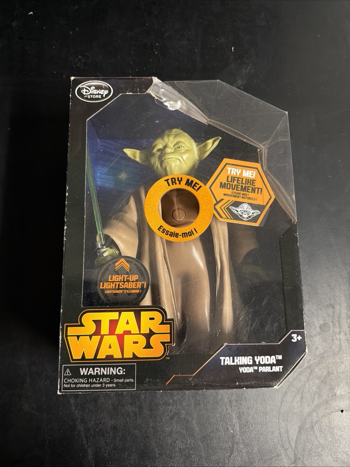 Star Wars Yoda Talking Moving Figure Light Up 10\