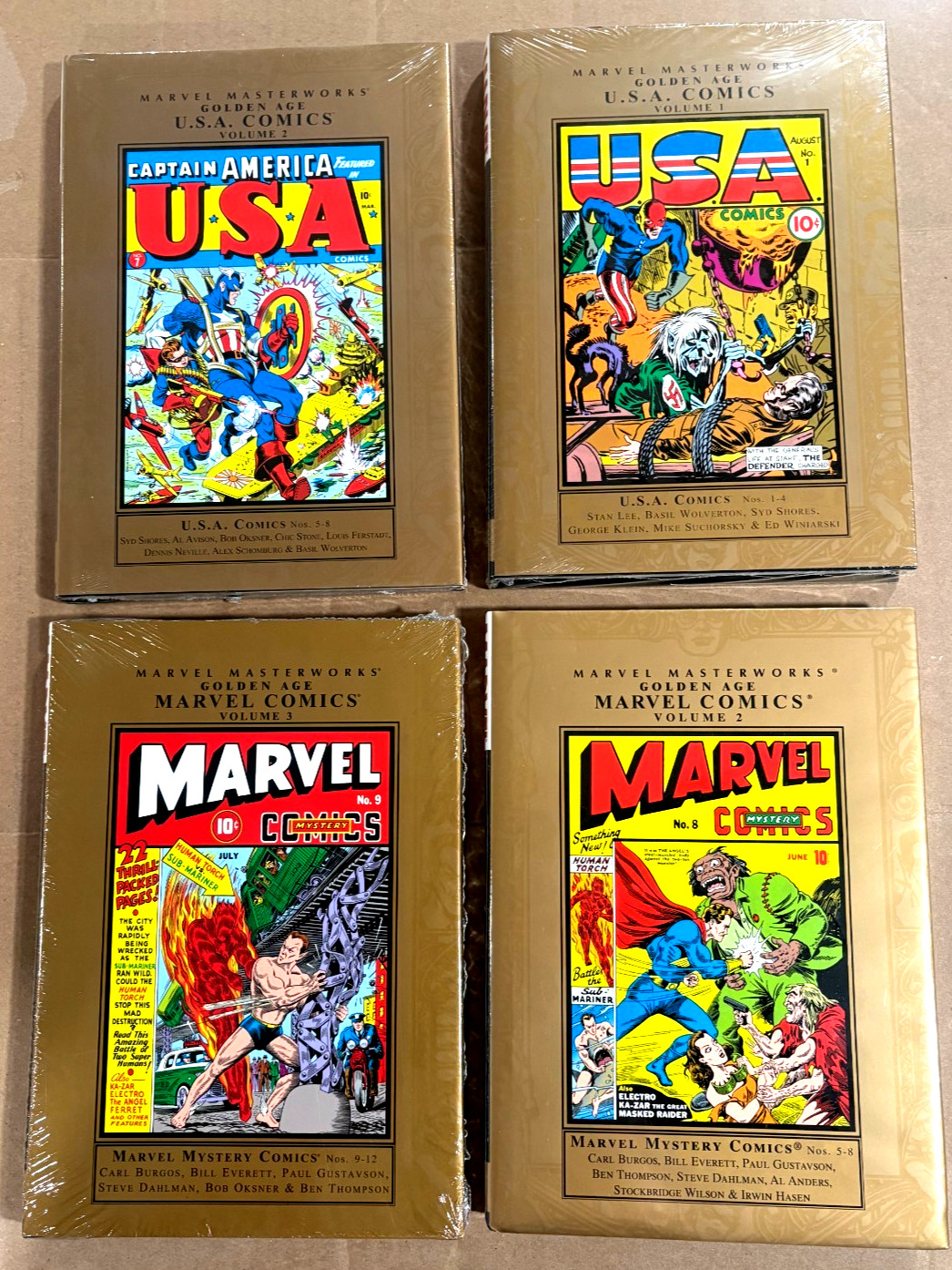 4 / MARVEL MASTERWORKS / Golden Age / USA, CAPTAIN AMERICA, MARVEL / SEALED -NEW