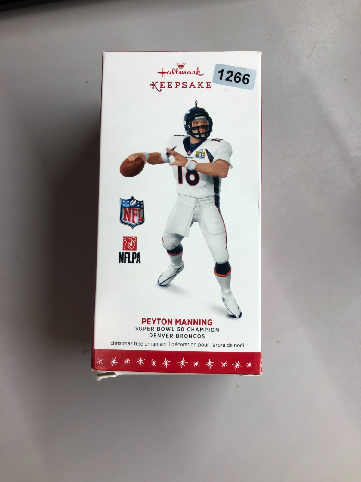 2016 Hallmark Peyton Manning Denver Broncos Super Bowl 50 Ornament-514-70 2016 Hallmark Peyton Manning Denver Broncos Super Bowl 50 Ornament-514-70