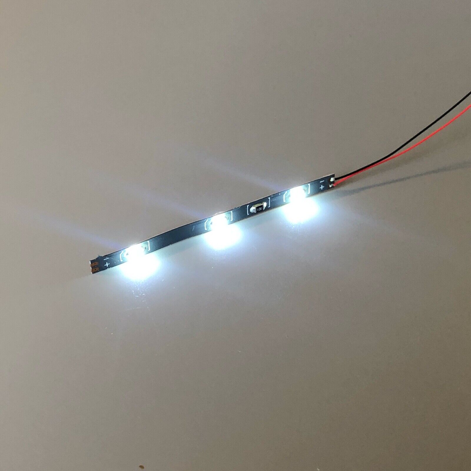 UK 12v Miniature LED Strip light for Model Railway Interior -Bright / Warm White