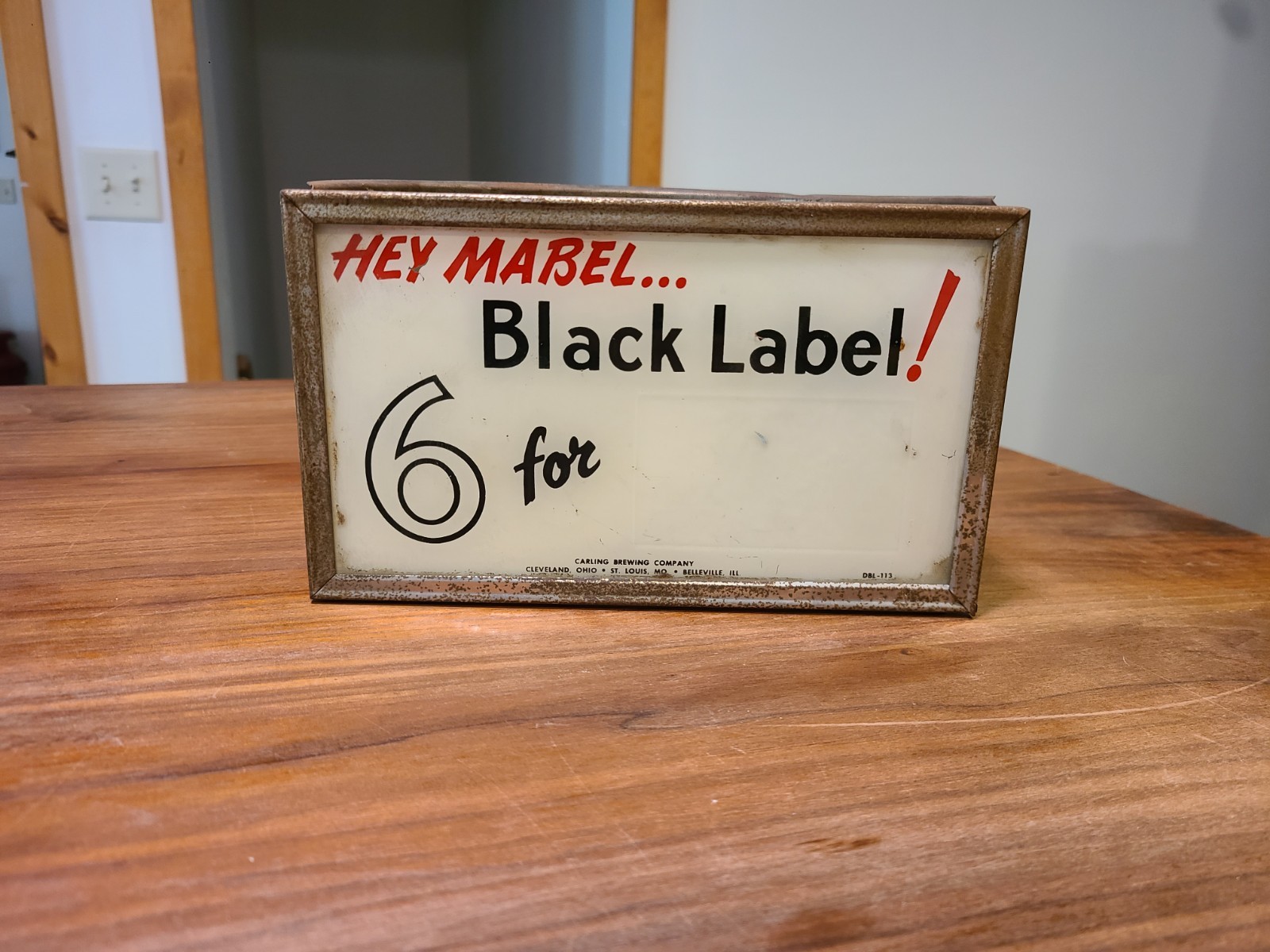 CARLING’S BLACK LABEL Beer Hey Mabel Lamp Light Shade Parts Only See Details 