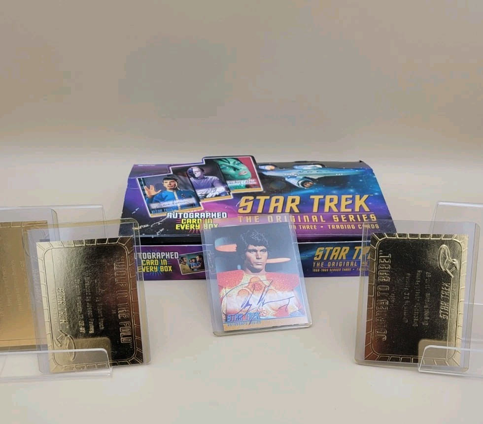 Star Trek Autographed Card Skybox Tony Young A67 Mint 1998 With READ