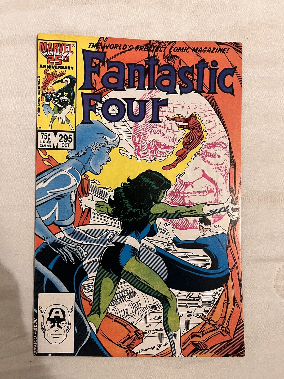 Fantastic Four #295.   HIGH GRADE -SHARP COPY