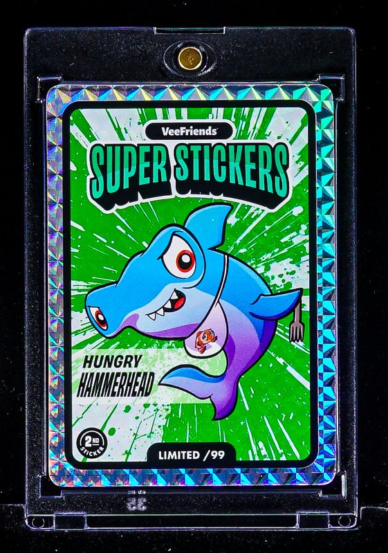 Hungry Hammerhead RARE 2ND STICKER LIMITED /99 MANGA VeeFriends